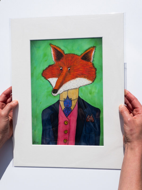 Eclectic Fox Art Print