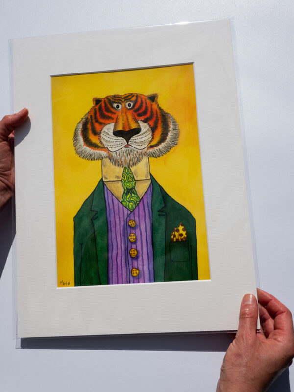 Tiger Illustration Art Print