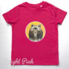 Children's Organic Bear T-shirt - Pink