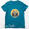 Children's Organic Bear T-shirt - Ocean