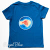 Organic Kids Fish T-shirt - blue