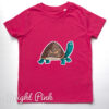 Kids Children's Tortoise T-shirt - pink