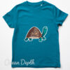 Organic Children's Tortoise T-shirt - ocean