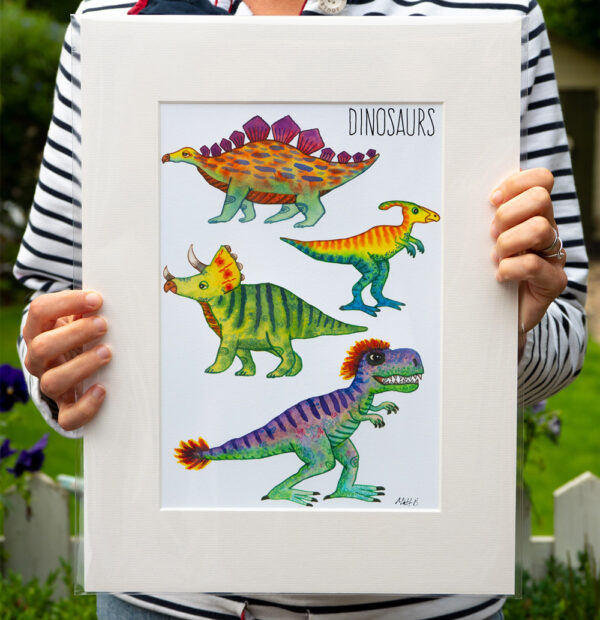 Dinosaurs Art Print by Matt Buckingham