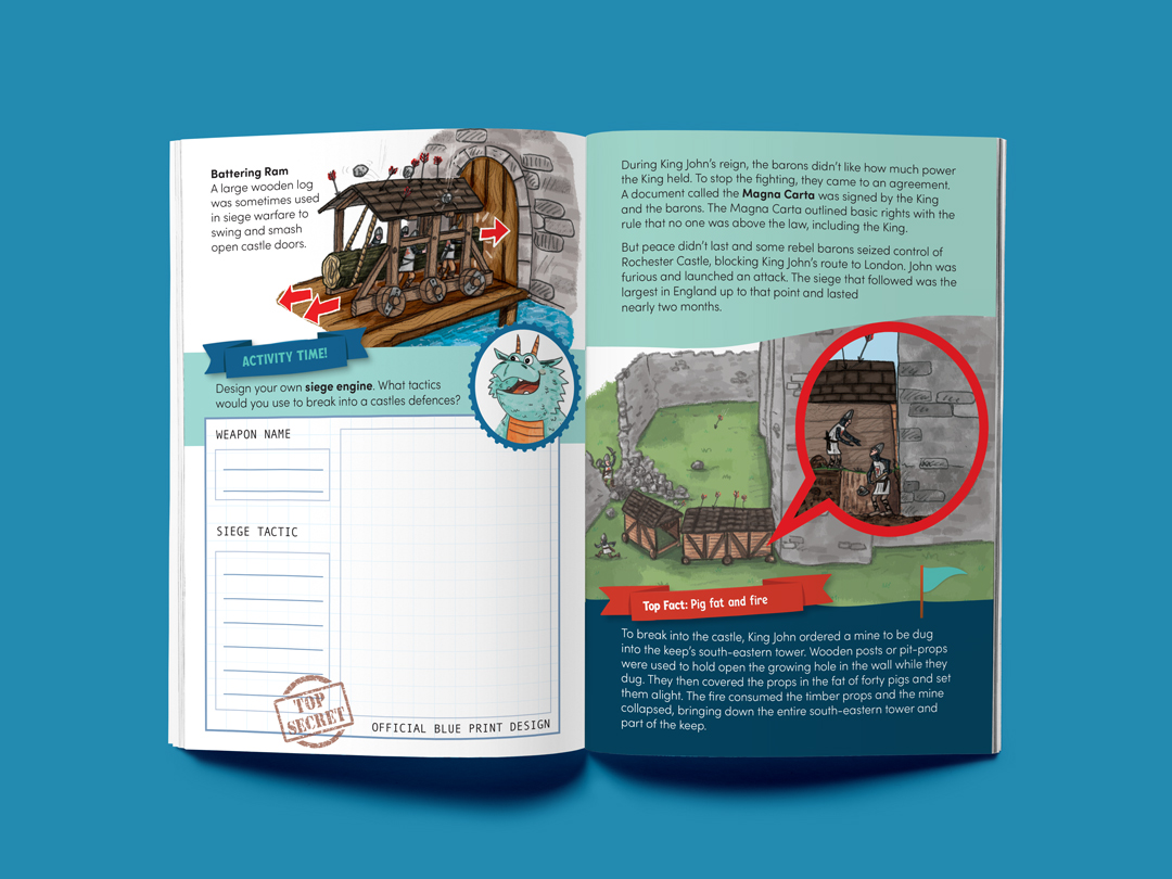 Children's activity book design