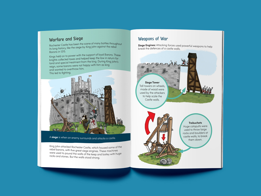 Illustrated Guide for Rochester Castle 