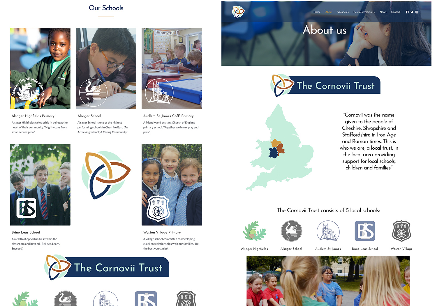School Academy Website Design
