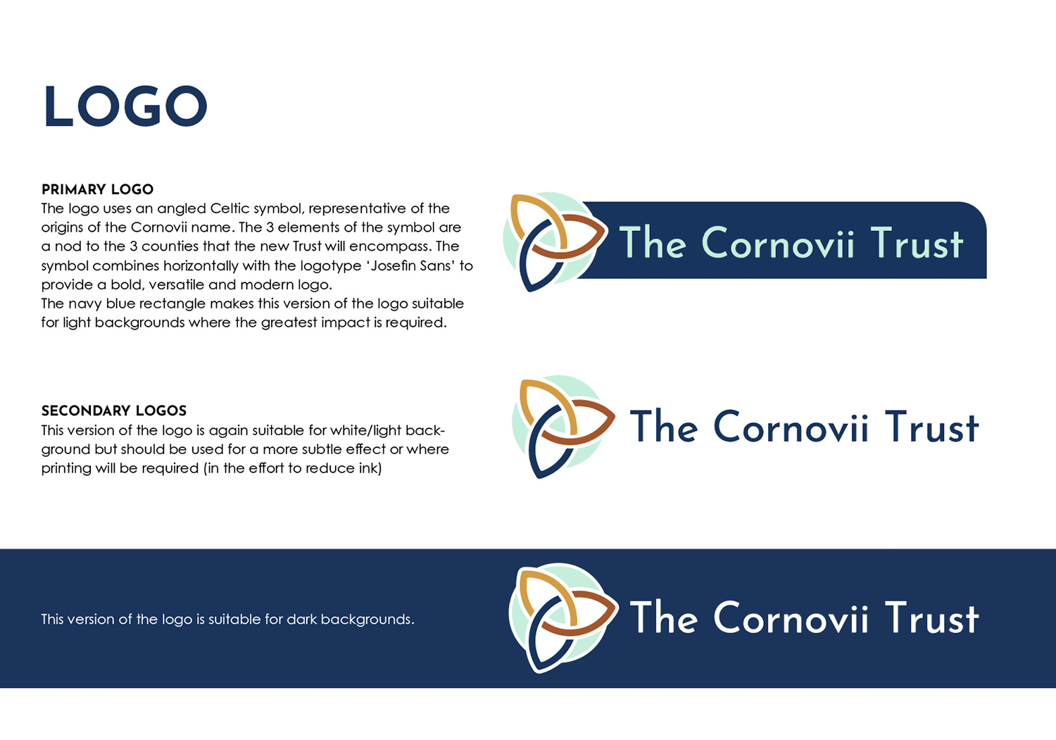The Cornovii Trust logo design