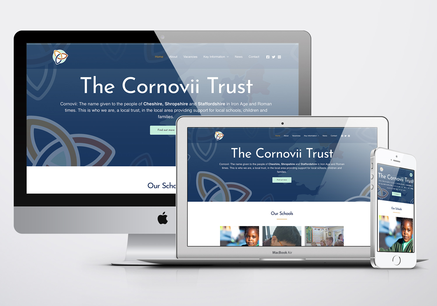 The Cornovii Trust Website Design