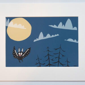 Echo Bat Art Print
