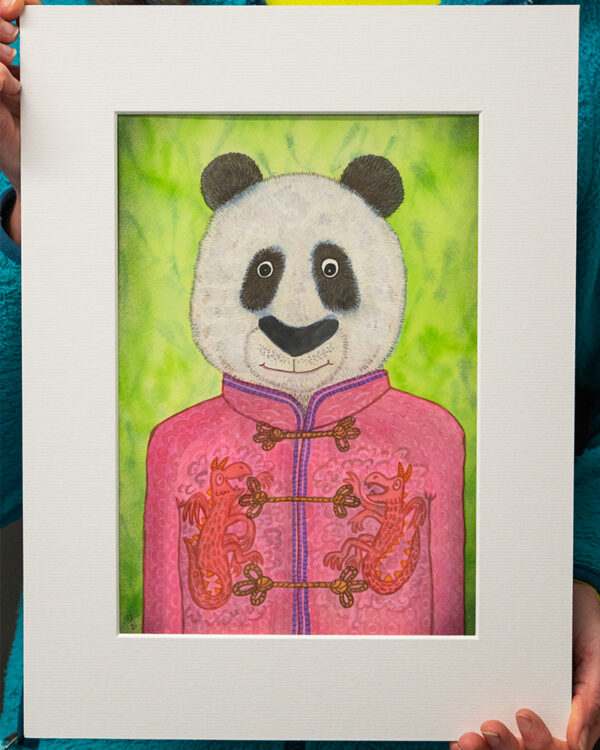lucky giant panda print