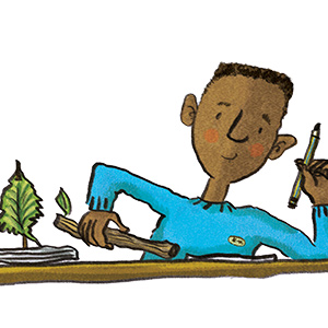 Boat making illustration